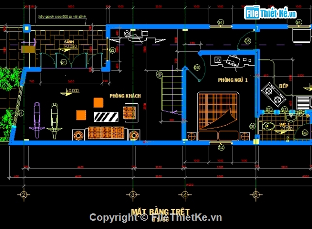 nhà phố đẹp,thiết kế nhà phố,nhà 5 x 18m